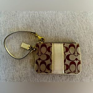 Genuine Coach wristlet